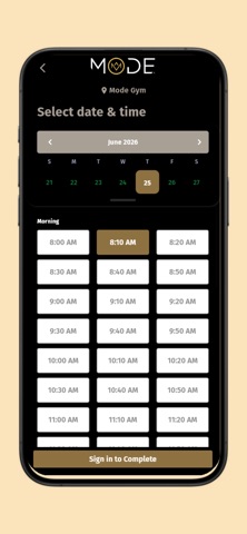 MODE Gym - Mobile Screenshot 3 of 4