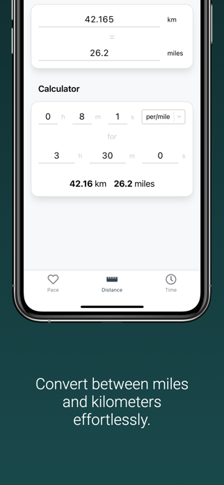 The Running Calculator Screenshot 2 of 3