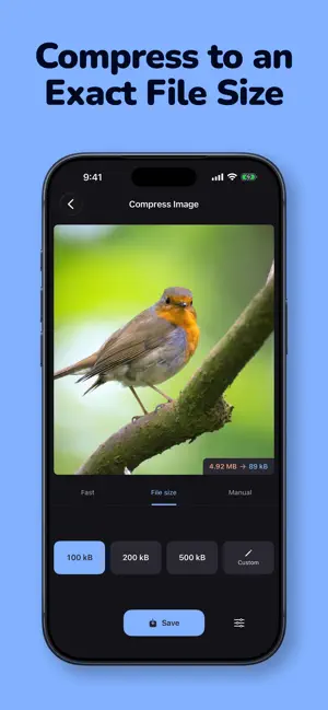 Compress Image - MB to KB screenshot 2