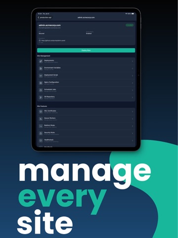 Anvil for Laravel Forge ipad screenshot 3