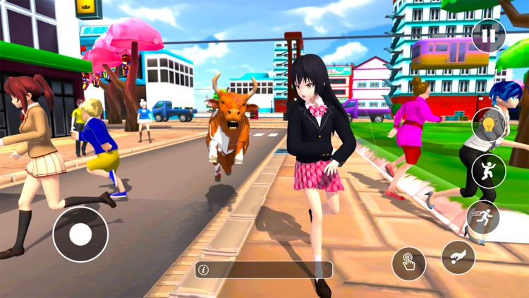 Sakura School Girl Sim Pranks screenshot-3