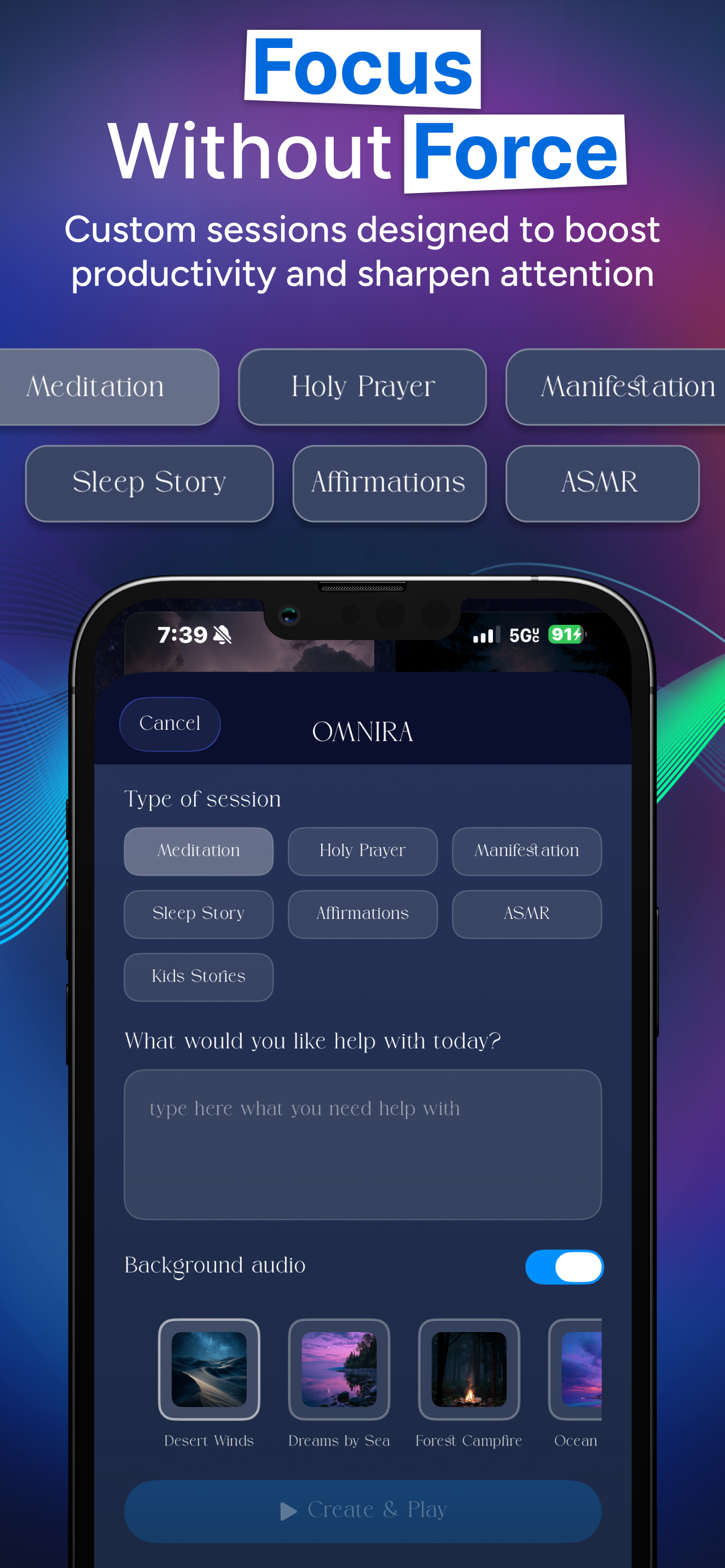 Omnira: Focus & Sleep Sounds