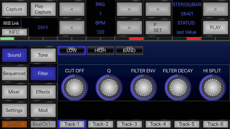 #5. 6X806 Drum Synth Loop Maker (iOS) 由: Rob Wilmot