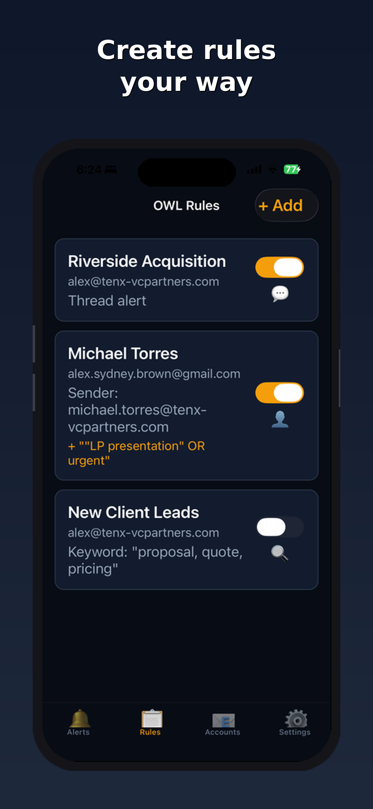 OWL Alerts