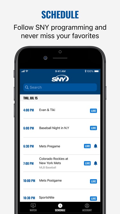 SNY: Stream Live NY Sports by Sportsnet New York