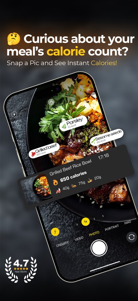 Food AI - Calorie Tracker screenshot 1