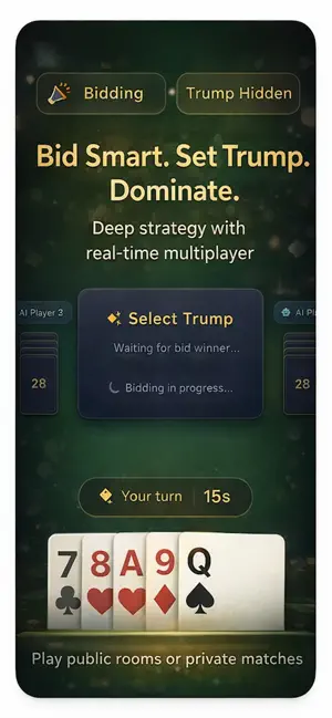 Twenty Eight Card Game screenshot 2