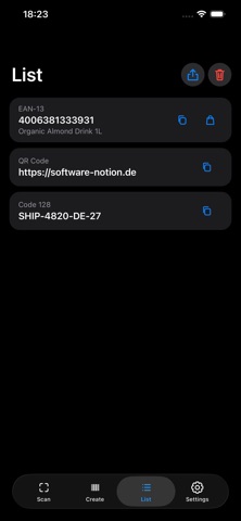 CodeScan – Barcode & QR Screenshot 3 of 4