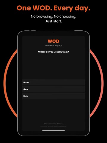 WorkoutOfTheDay.com - WOD iPad screenshot