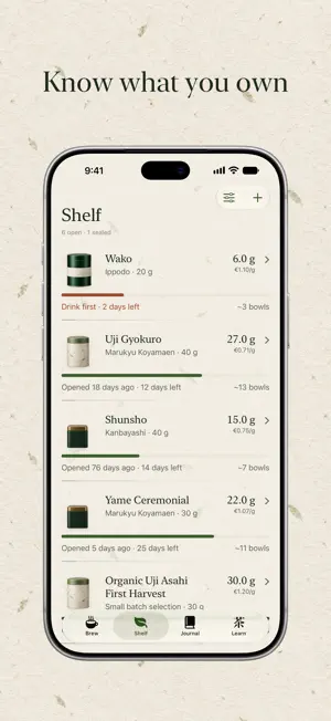Tama: Matcha Tracker & Recipes screenshot 2
