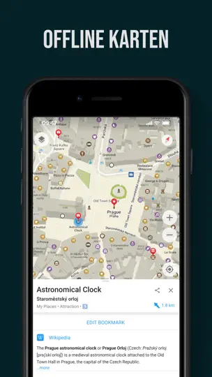 Screenshot von Organic Maps: Navi & Karten auf dem iPhone 1
