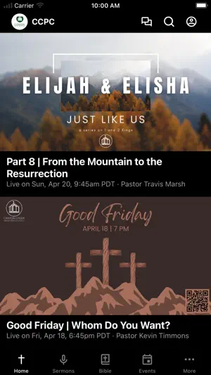 Canyon Creek Church screenshot 1