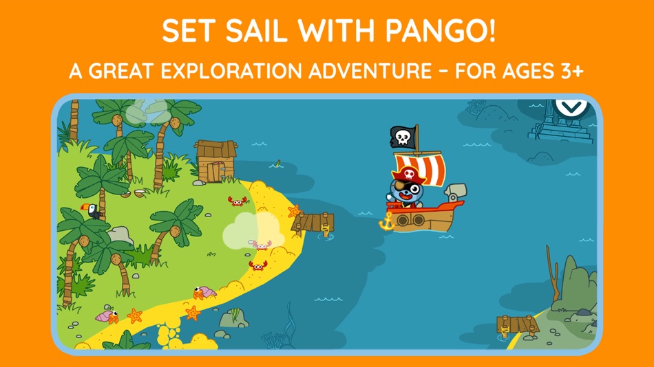#1. Pango Pirate: Adventure Game (iOS) Av: Studio Pango