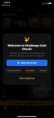 Challenge Coin Check iPhone screenshot