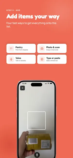 ShoopList: smart grocery list screenshot 3