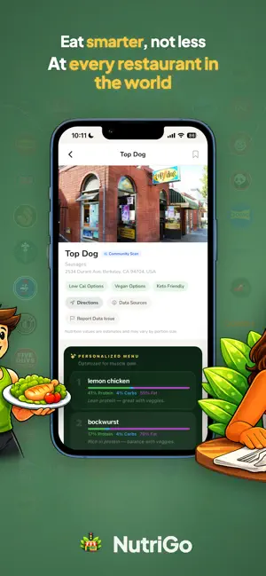 Nutrigo - Healthy Eating Out screenshot 2