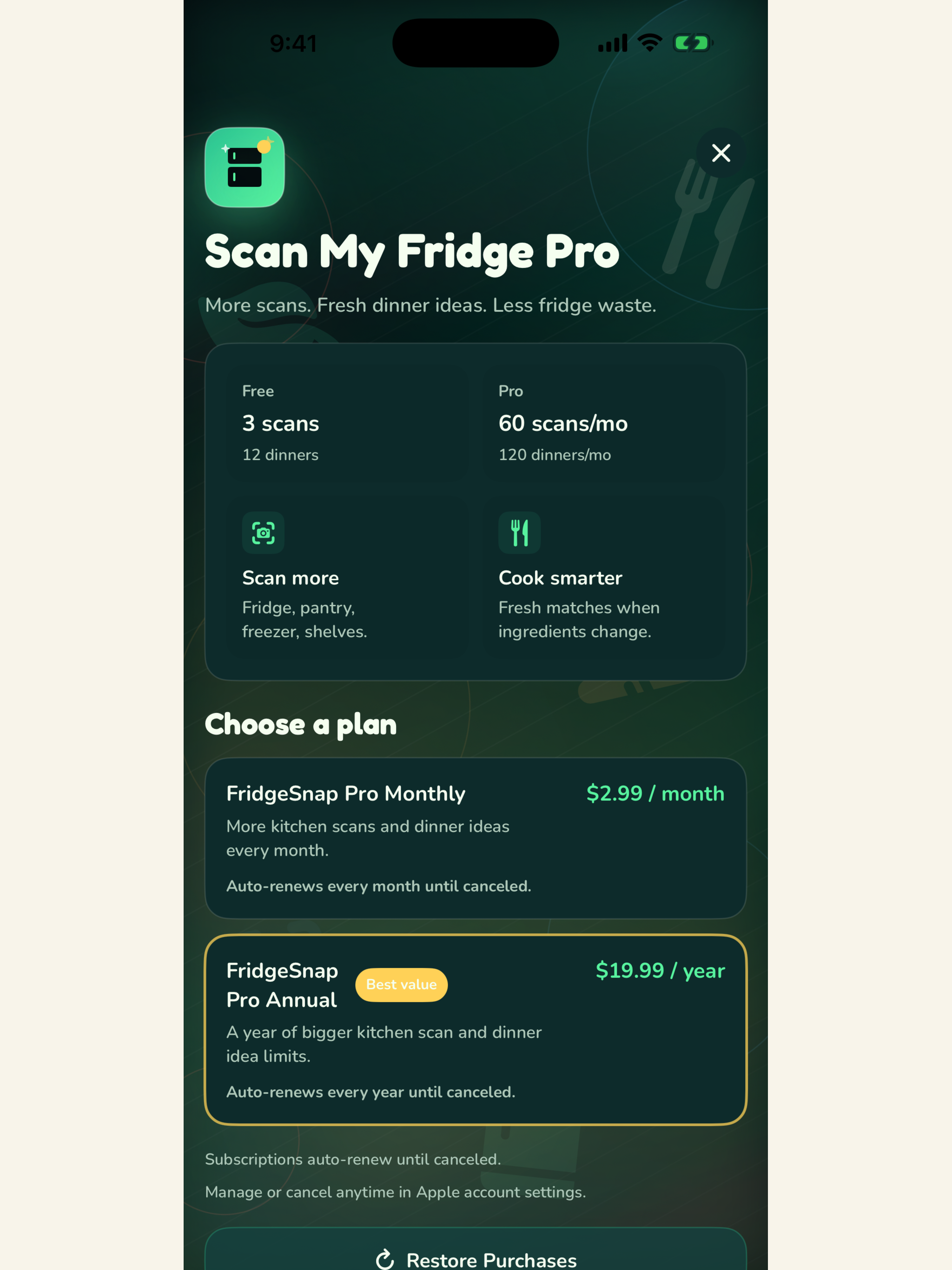 FridgeSnap AI screenshot 10