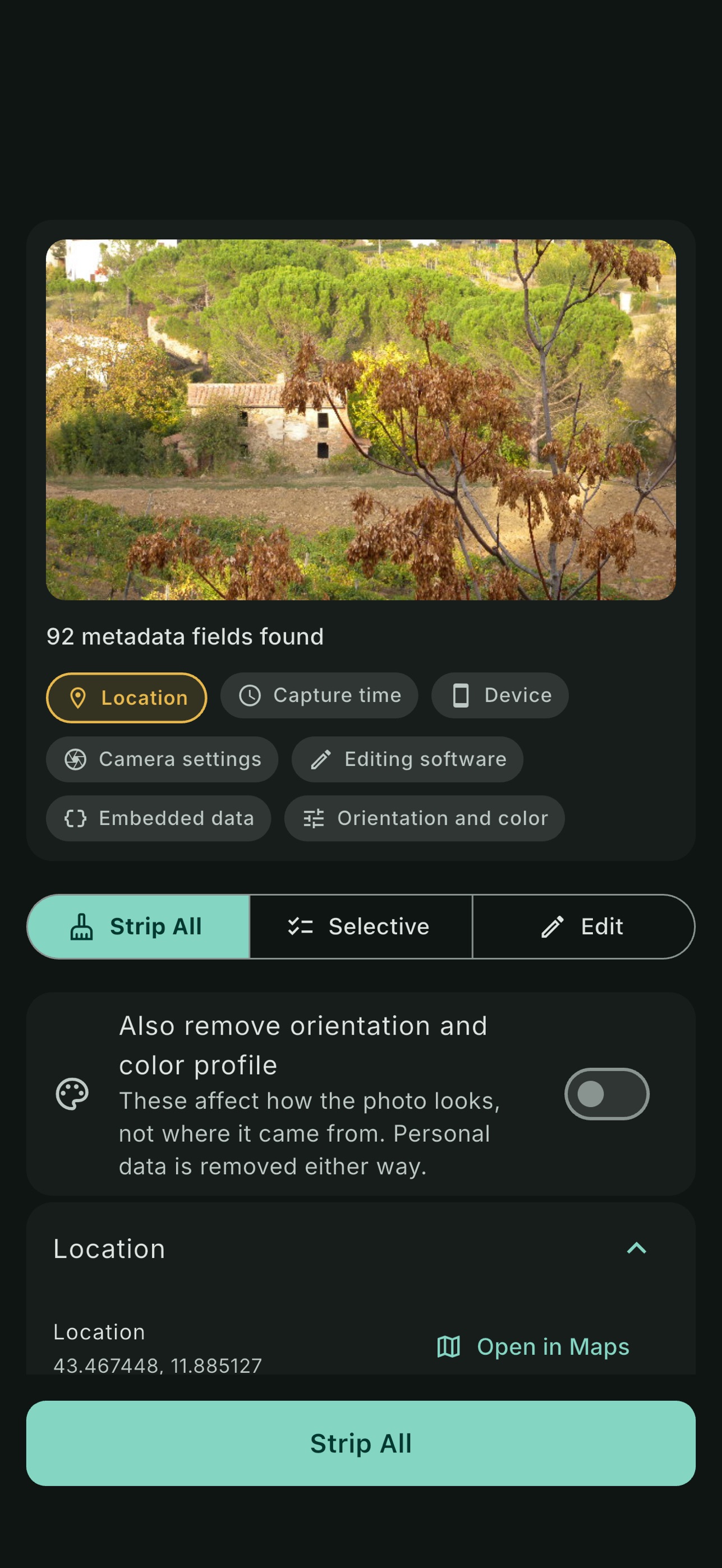 Screenshot 8 of Scrub: Photo Metadata Remover
