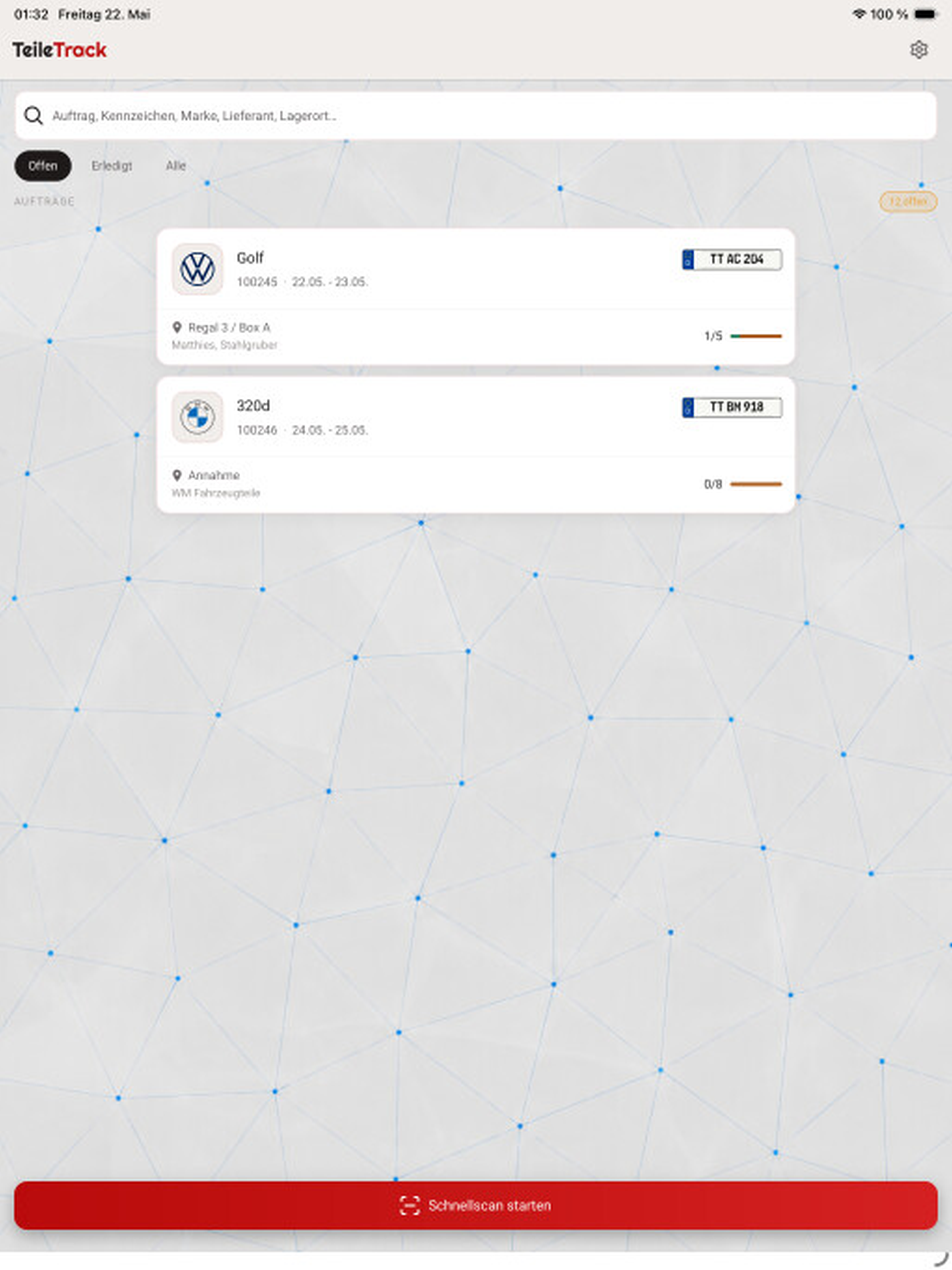 TeileTrack screenshot 7