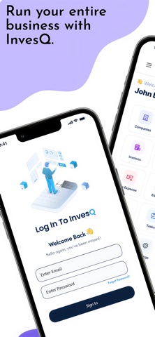 InvesQ Client CRM screenshot