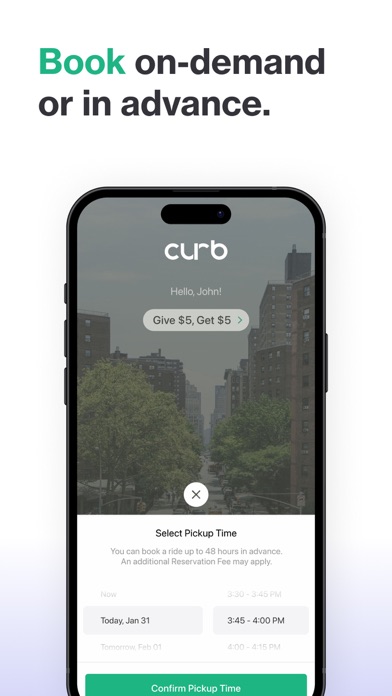 Curb - Request & Pay for Taxis Screenshot