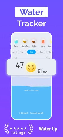 Drink water tracker Reminder Screenshot 1 of 7