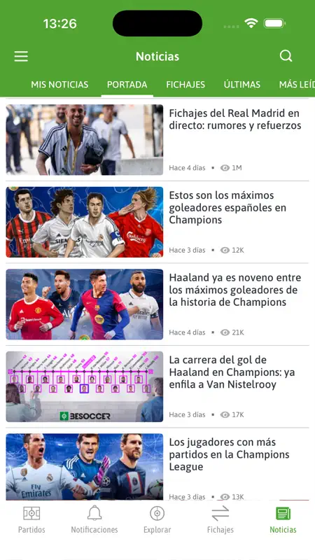 BeSoccer Plus screenshot 5 of 7
