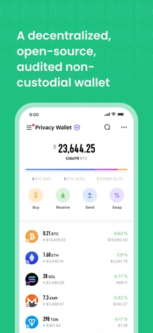 Mixin - Private Crypto Wallet Screenshot 2 of 10