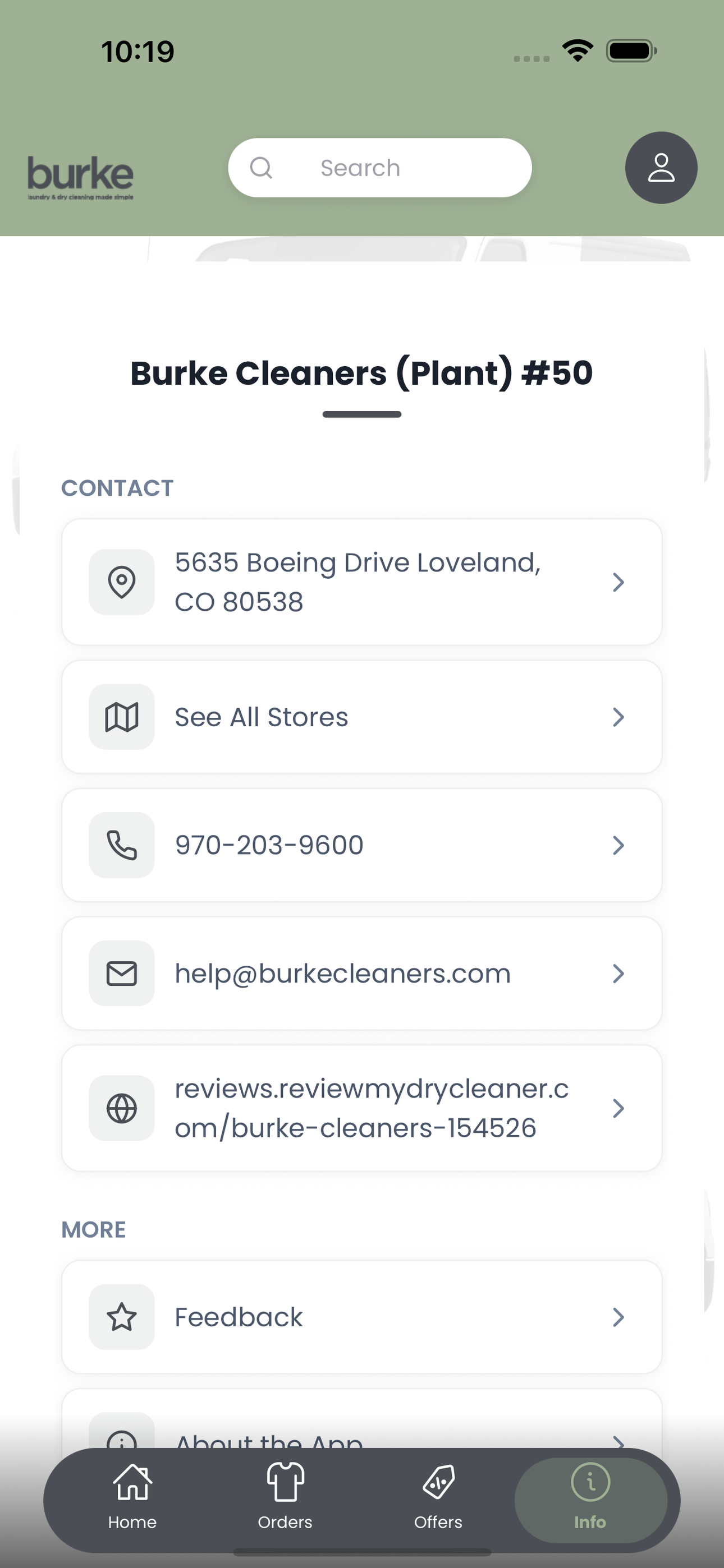 Burke Cleaners screenshot 3
