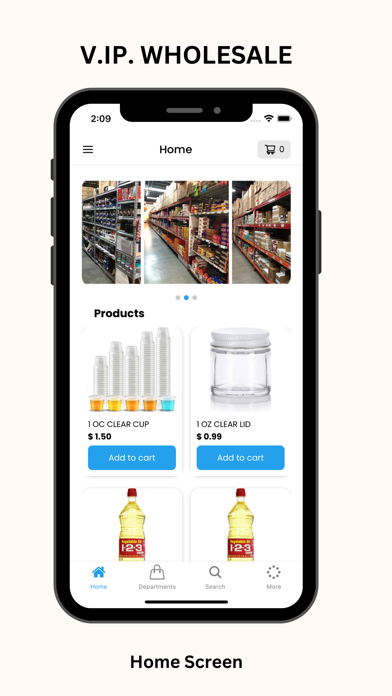 VIP Wholesale Houston Screenshot