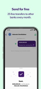 Kuda - Free transfer & payment screenshot #3 for iPhone