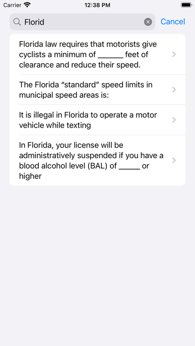 Florida Driver Test - DMVCool Screenshot