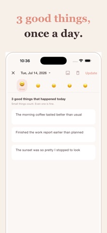 Three Seeds: Gratitude Journal Screenshot 1 of 6