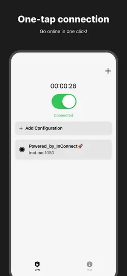 Скриншот InConnect Client на iPhone 2