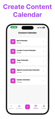 TrendHook - Creator Analytics iPhone screenshot
