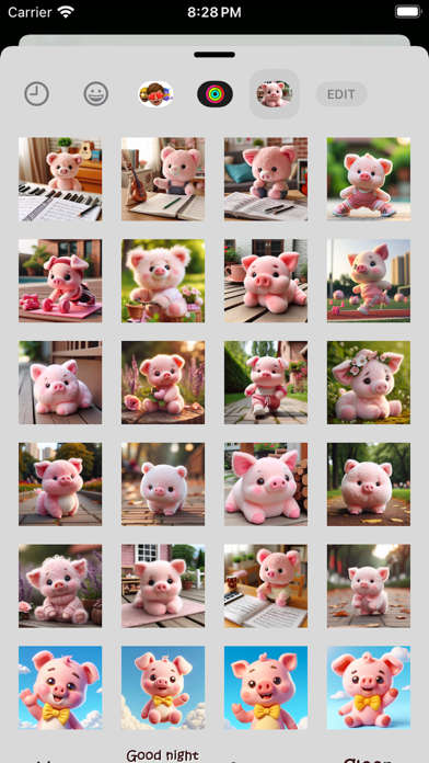 Cool Pets (Pig) Stickers pack Screenshot