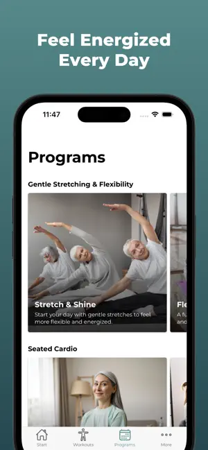 Home Workout For Seniors screenshot 2