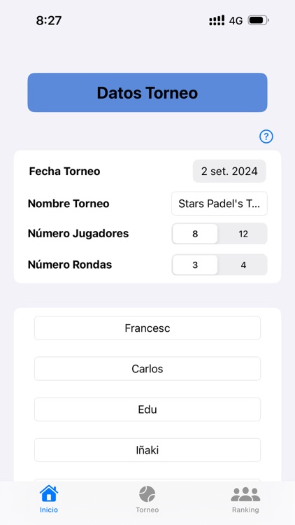 Americana Padel App