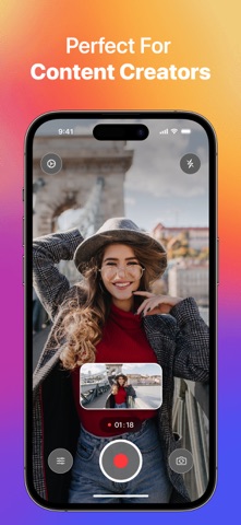 Portrait & Landscape Recorder iPhone screenshot