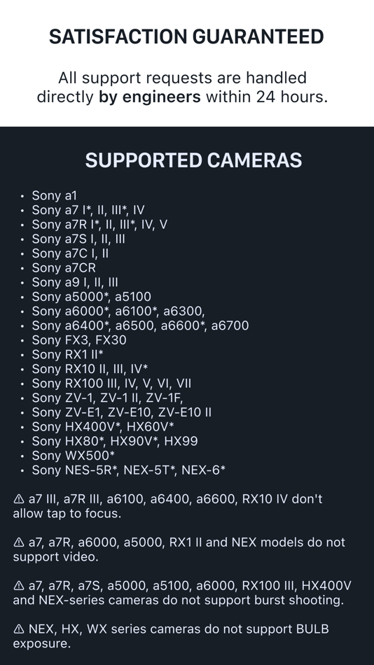 #10. Shutter - Sony Camera Remote (iOS) By: Camera Control Apps sp. z o.o.