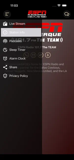 101.7 FM The TEAM Albuquerque screenshot 4