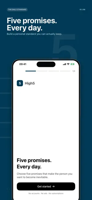 High5 - Daily Habit Tracker screenshot 1