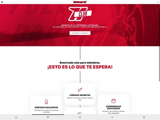Motocard iPad screenshot 3 - Shopping app