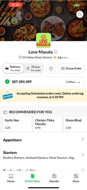 Love Masala Denton screenshot 2