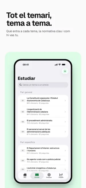 Tests Agents Rurals: Oposició screenshot 4