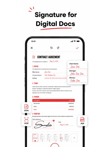 PDF Scanner · Document Scan iPad screenshot