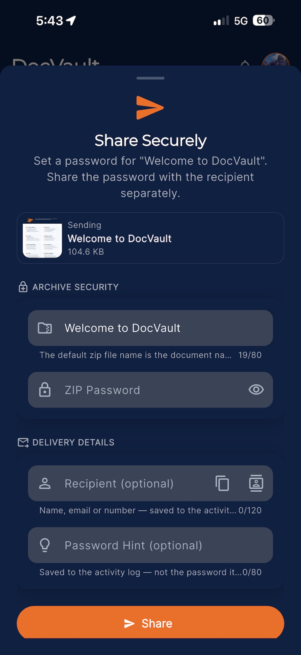 Screenshot 8 of DocVault