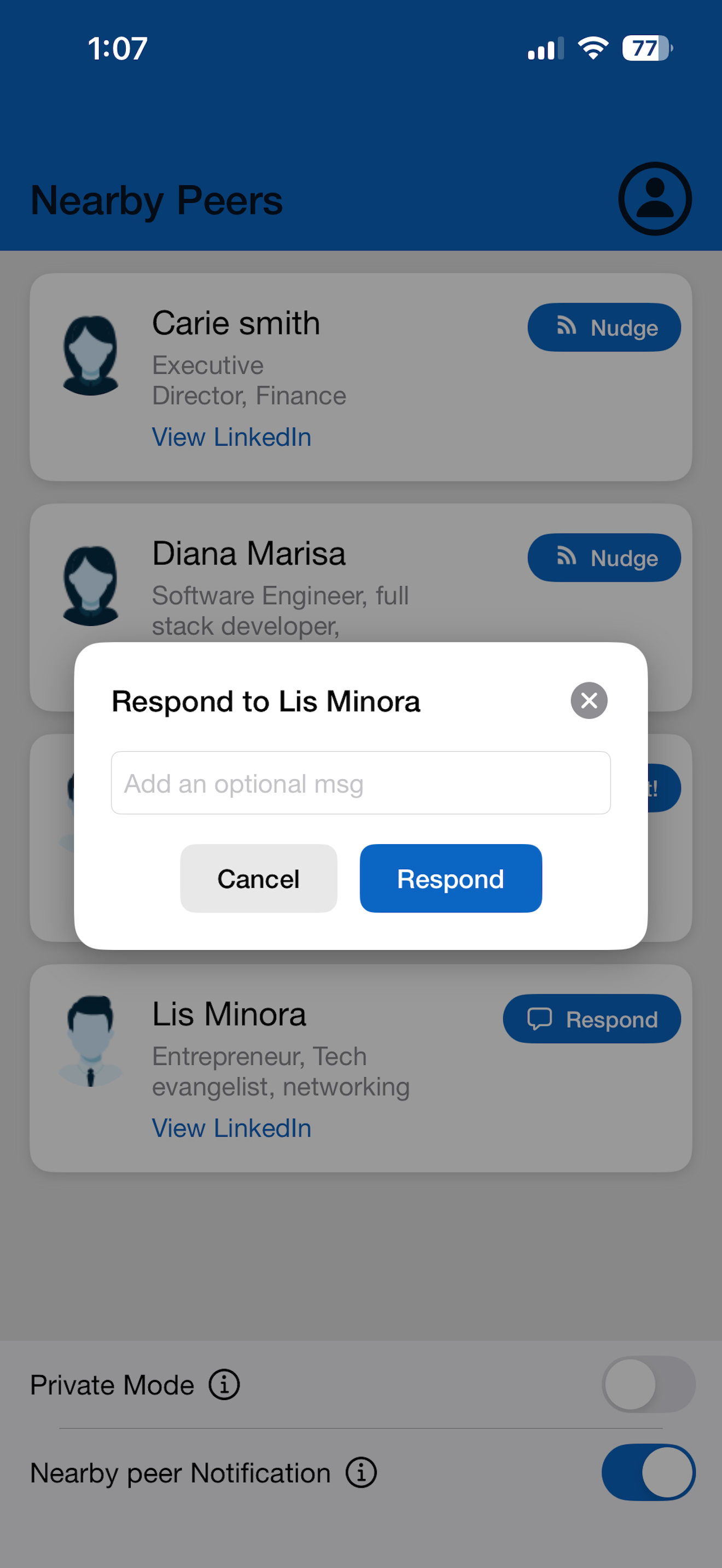 Nudge: Professional Network screenshot 4
