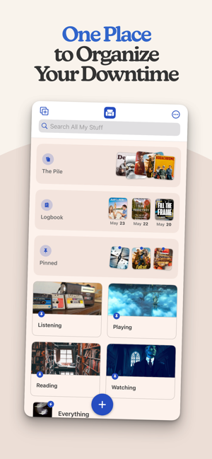 ‎Sofa: Downtime Organizer Screenshot