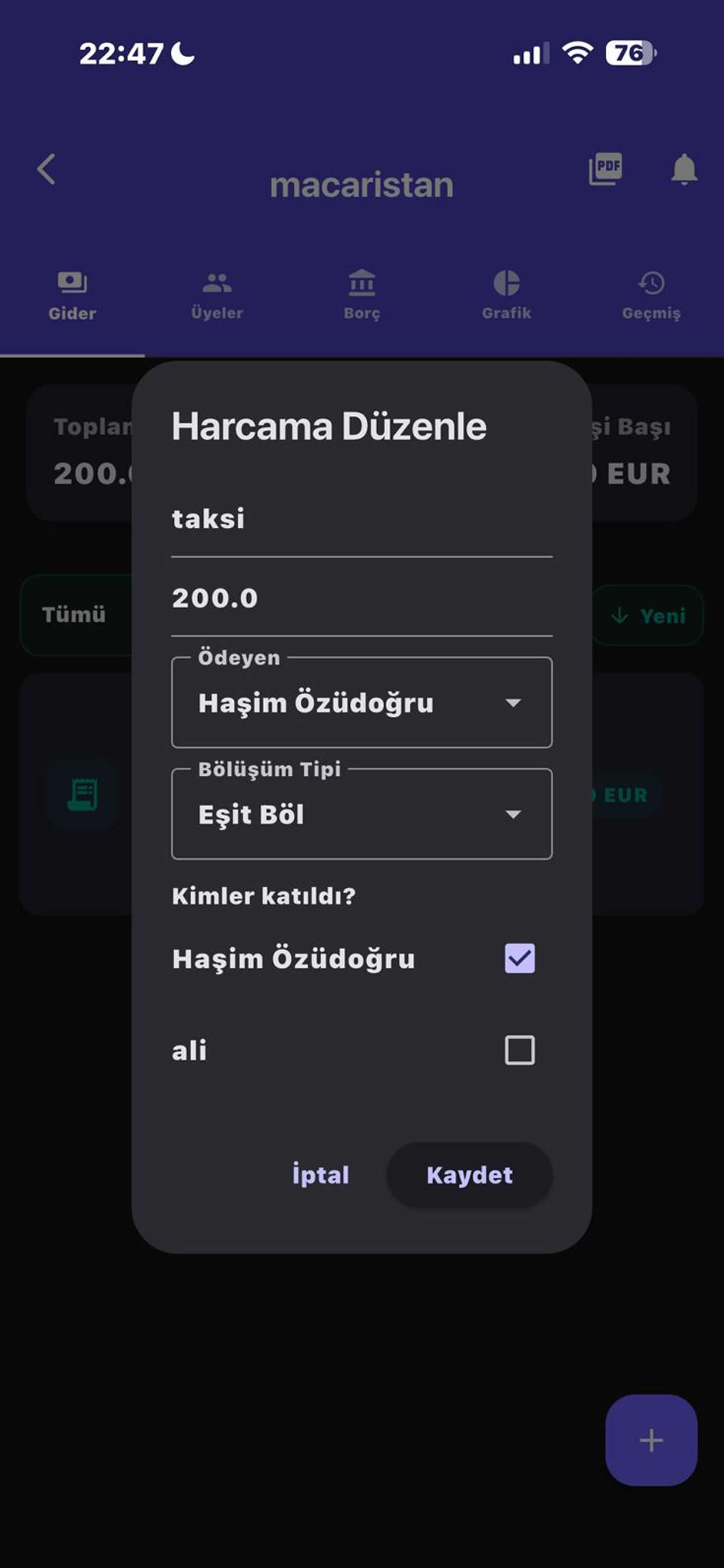 OrtakSplit screenshot 3